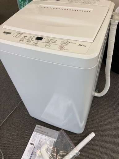 【中古品】YAMADA SELECT 全自動電気洗濯機 2020年製 6.0kg YWM-T60H1