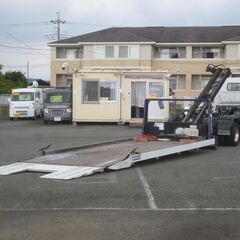 20220826成約！H25年 キャンター カスタム 積載車 フラトップ ナビRカメラ！検5/7迄 走行7.3万キロ！国定駅４キロor伊勢崎駅７キロor前橋駅13キロ の画像