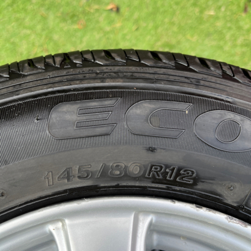 軽トラック、軽バン用　145/80R12 夏タイヤ