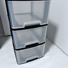 【無料】衣装ケース　3段の画像