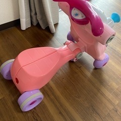 トイザらス限定 3IN1へんしん！ライドオンウォーカー ピンク［箱無し現品のみ］の画像