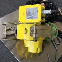 中古　1981年製　ベビーホイスト　トーヨーコーケン　BH−300   吊り荷重50kg  揚程14m   100V   電動式ホイスト　電動吊上げ　の画像