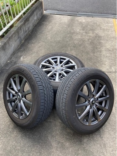 タイヤ　ホイール4本組16インチ8分山