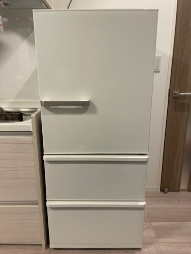 AQUA 冷蔵庫 272L AQR-27J ホワイト