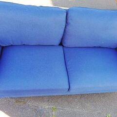 2人掛け　ソファー　足付きの画像