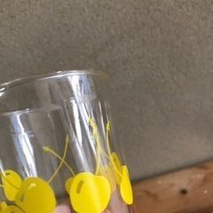 【昭和レトロ】さくらんぼ柄 グラスの画像