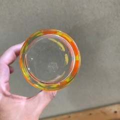 【昭和レトロ】さくらんぼ柄 グラスの画像