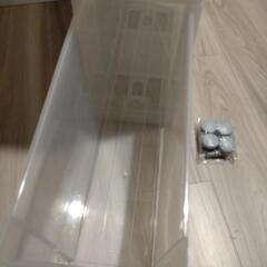 無印 ポリプロピレンストッカー キャスター付き 1 の画像