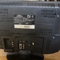 ORION 19型液晶テレビの画像