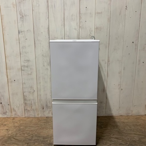 9/29終YA 2019年製 冷蔵庫 AQUA AQR-E13H(W) アクア キッチン家電 菊MZ