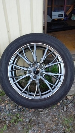 18インチ 7J off＋38 美品 FALKEN ジークスZE914 225 55 18 バリ目