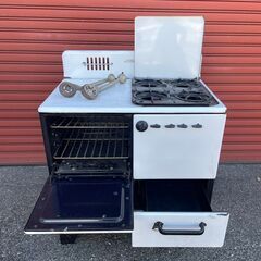 ✨🔔直接引取で３０％OFF🔔✨アメリカンヴィンテージ  オーブングリルテーブル ガスコンロ キッチン家電 レトロの画像