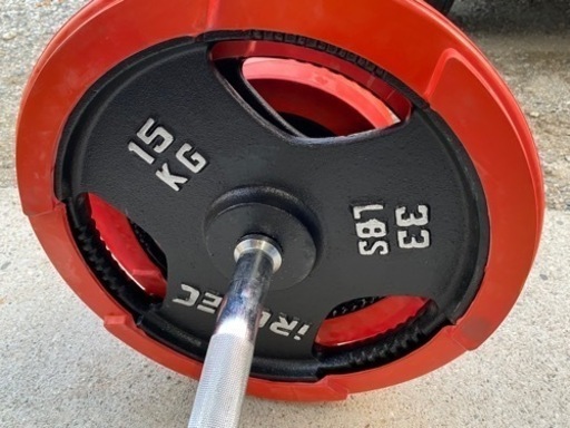 お薦め品‼️激安‼️iROTEC 76kg バーベル Wバー&プレート