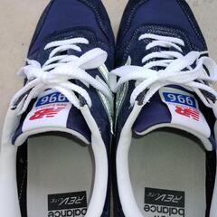 値下げしました☆ニューバランス 996 紺 26.5 cm 超美品の画像