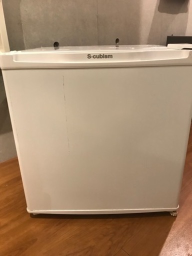 【自宅引渡し】冷蔵庫 S-cubism 46L 1ドア WR-1046ミニ冷蔵庫