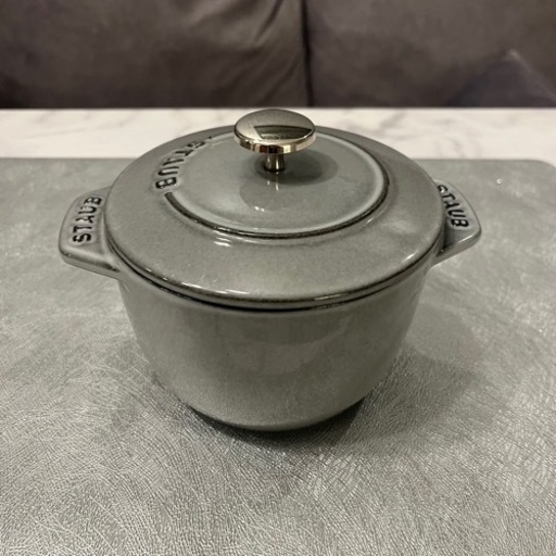 staub ラ・ココット de GOHAN S グレー　ゴハン ストウブ