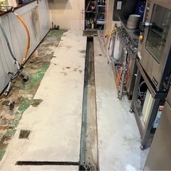 厨房の床、バルコニー防水お任せ下さい☆