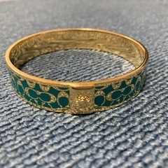 決まりました【美品‼︎】通年活躍‼︎COACH バングル　ブルー‼︎