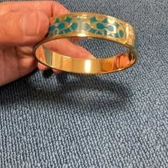 決まりました【美品‼︎】通年活躍‼︎COACH バングル　ブルー‼︎の画像