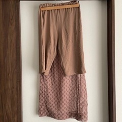 モノグラムプリントスカートMAISON SPECIALの画像