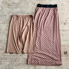 モノグラムプリントスカートMAISON SPECIALの画像