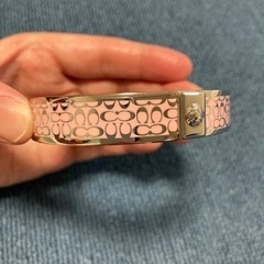 【美品‼︎】通年活躍‼︎ COACH バングル　ピンクの画像