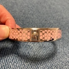 【美品‼︎】通年活躍‼︎ COACH バングル　ピンク