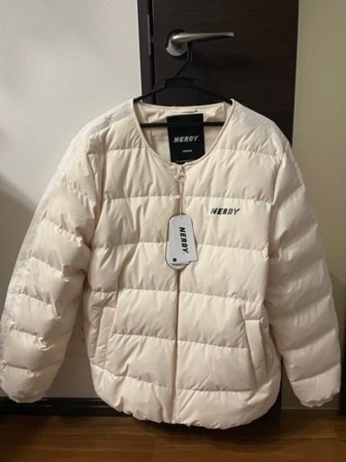 新品　未使用　NERDY ダウンジャケット　クリーム