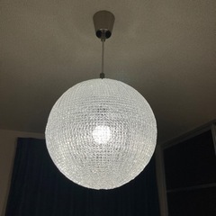 【0円】ペンダントライト ボール クリアホワイトの画像