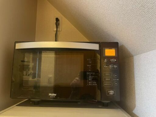 haier jm-fh18g 電子レンジ 黒