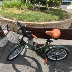 折りたたみ自転車20インチ　SHIMANO 6段変速の画像
