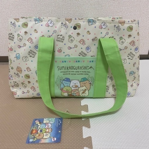 新品★すみっコぐらし 保冷バッグ 折りたたみ 大容量 バッグ クーラーバッグ ショッピングバッグ