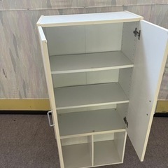 食器棚 133×60×32cm 白の画像
