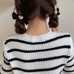 新品未使用　marcydorn キュートデザインブラックリボンヘ...