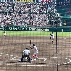 球場で手渡し！　8/22月　第104回大会　決勝戦　バックネット...