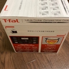 新品未開封　Tｰfal  ラクラクッカー　電気圧力鍋の画像