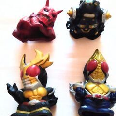 《決まりました》仮面ライダー指人形の画像