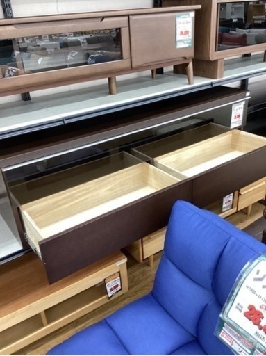 KH-85【新入荷　リサイクル品】岡家具　TV/AVボード　ブラウン