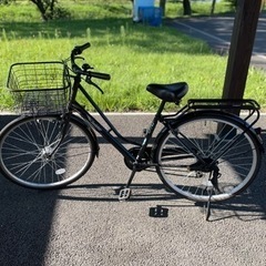 自転車26インチブラウン