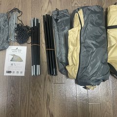 【決まりました】キャンプ用品 パイクスピーク ソロドームテント サンドカーキの画像