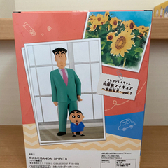 クレヨンしんちゃんフィギュア☆野原ひろし＆しんのすけの画像