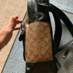 ブランドショップで購入　かっこいいコーチのグラハムリュックの画像