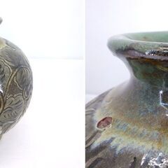 骨董　壺 〜花・獅子・草〜 [3331]の画像