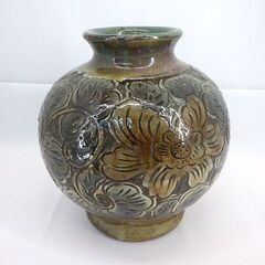 骨董　壺 〜花・獅子・草〜 [3331]