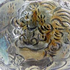 骨董　壺 〜花・獅子・草〜 [3331]の画像