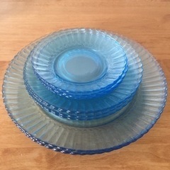 【あげます】アメリカ製アンティーク　ガラス食器　一式の画像
