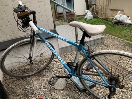 自転車　クロスバイク　21段変速