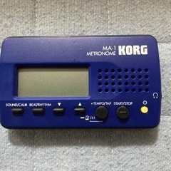 メトロノームKORG MA-1とクリップオンチューナーYAMAH...