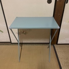 受け渡し者決定　折り畳み式テーブル　ミントグリーン　イベント出展...