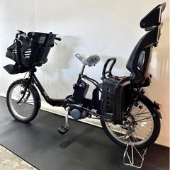 電動自転車 パナソニック ギュットミニ 20インチ 3人乗り 8ah 新型 茶